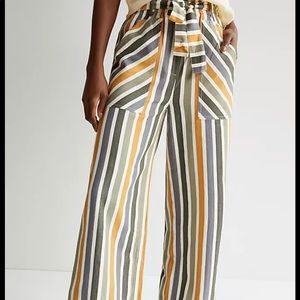 MAEVE PAPERBAG WIDE-LEG PANTS